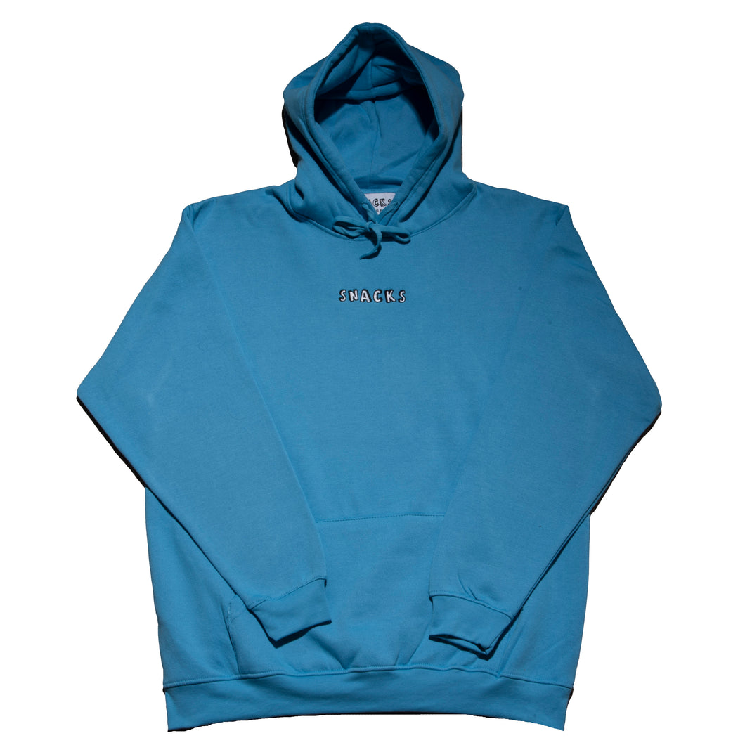 PRE ORDER BLUE LIL SNACKS FONT HOODIE