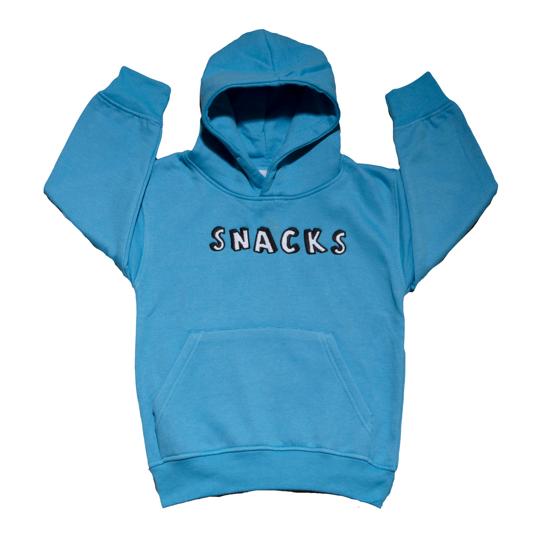 KIDS BLUE SNACKS HOODIE